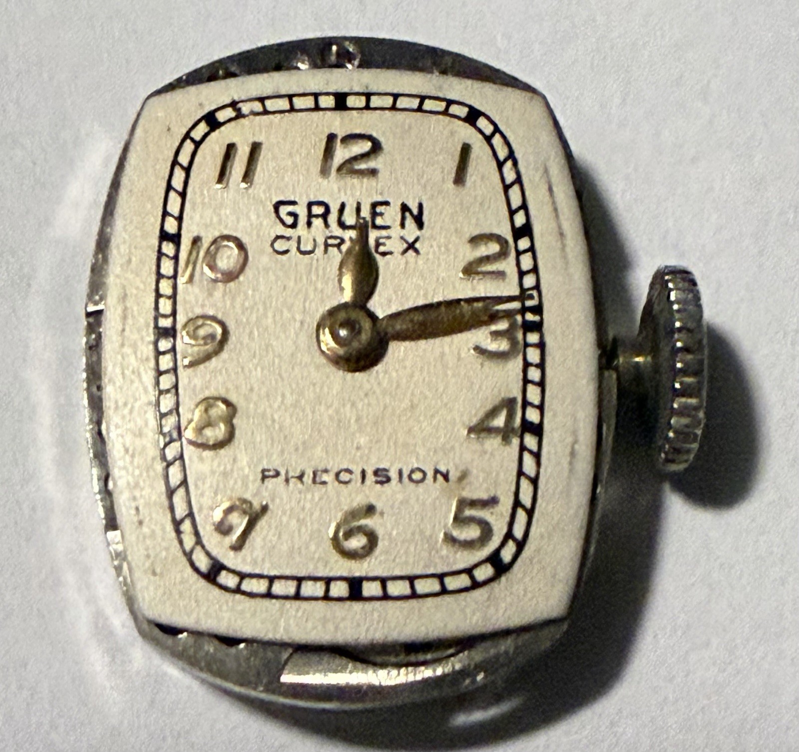 Vintage Gruen Curvex Precision Ladies Watch 17J 10K Gold Filled Mesh Band Runs