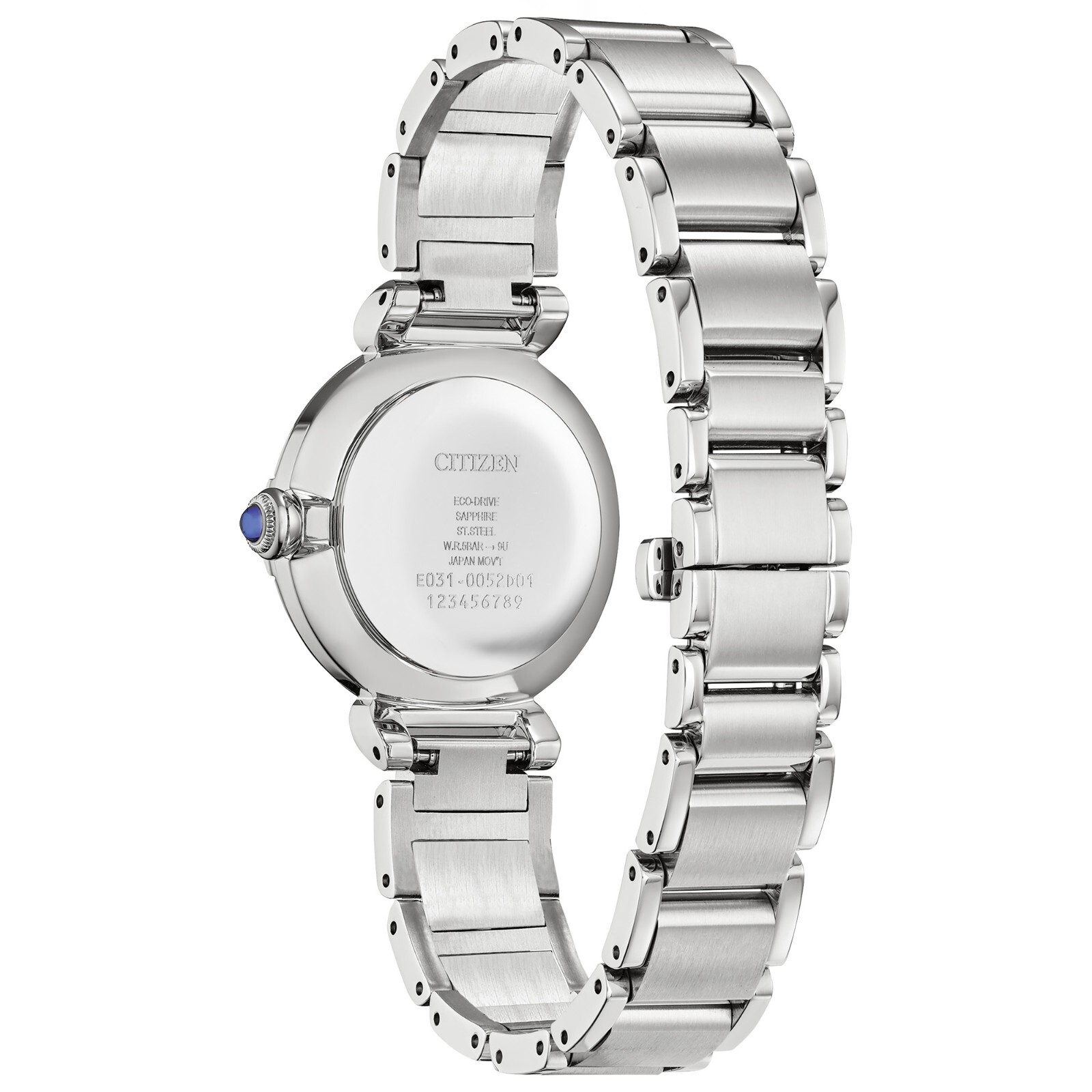 Citizen Women’s Classic Eco-Drive Silver Stainless Steel Watch 30 MM EM1060-52N