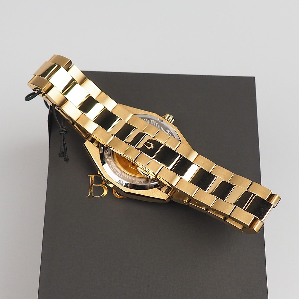 Bulova Classic Surveyor 97A182 Gold Tone Stainless Steel Men’s Automatic Watch