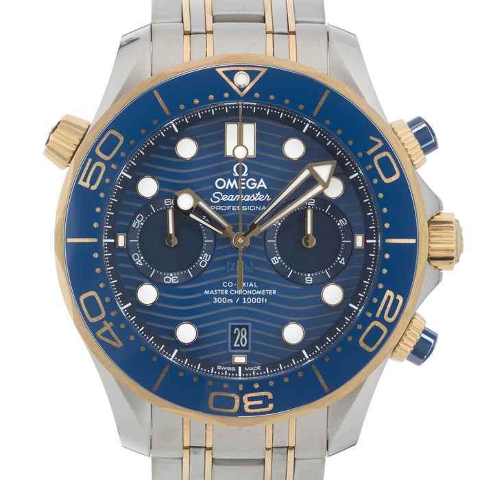 Omega Seamaster Diver300M Chronograph 44MM Blue 210.20.44.51.03.001 Box/Paper