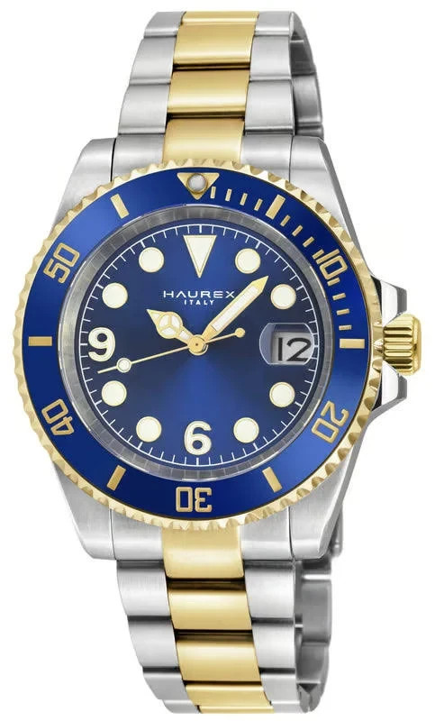 Haurex Italy Men’s 4G512UBB Barracuda Automatic Two Tone 316L Stainless Steel