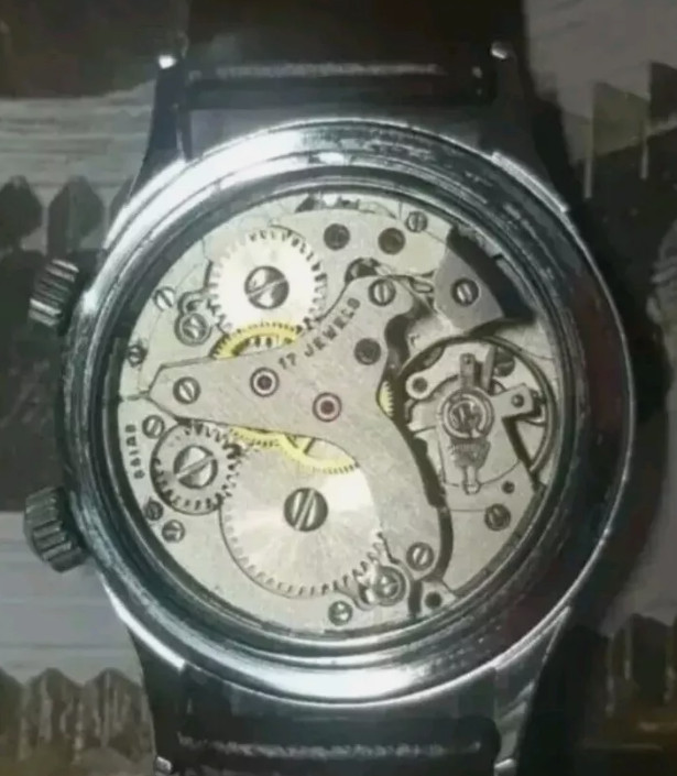 Oris Wrist Alarm Manual-wound Watch Cream/Ivory dial Ref 418-7307.