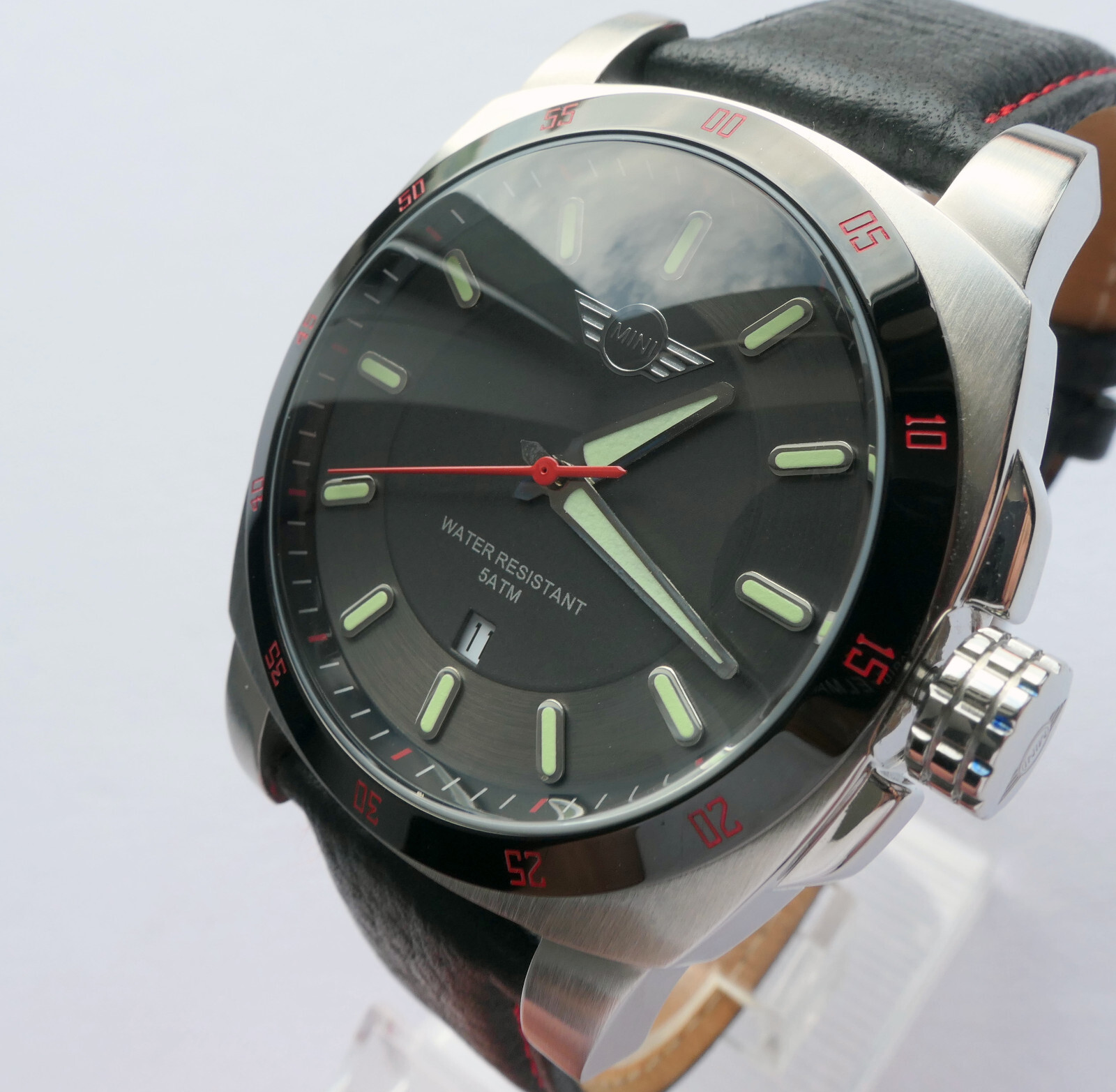 MINI John Cooper Works S JCW Rally Racing Car Accessory Sport Chilli Red Watch