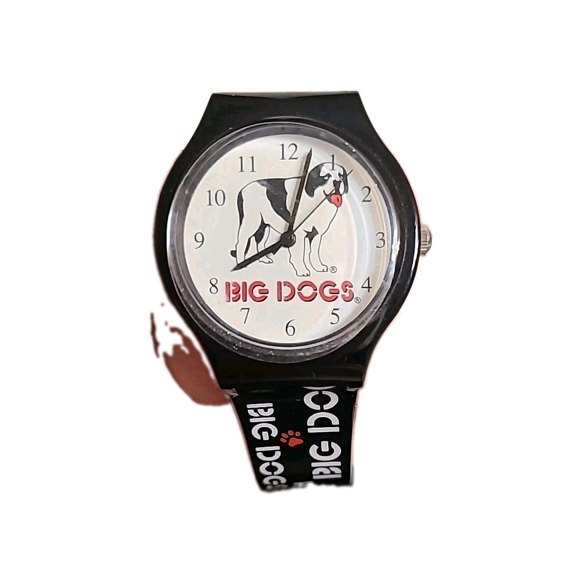 Big Dogs quartz Watch Plastic Still On Face Vintage Nwt