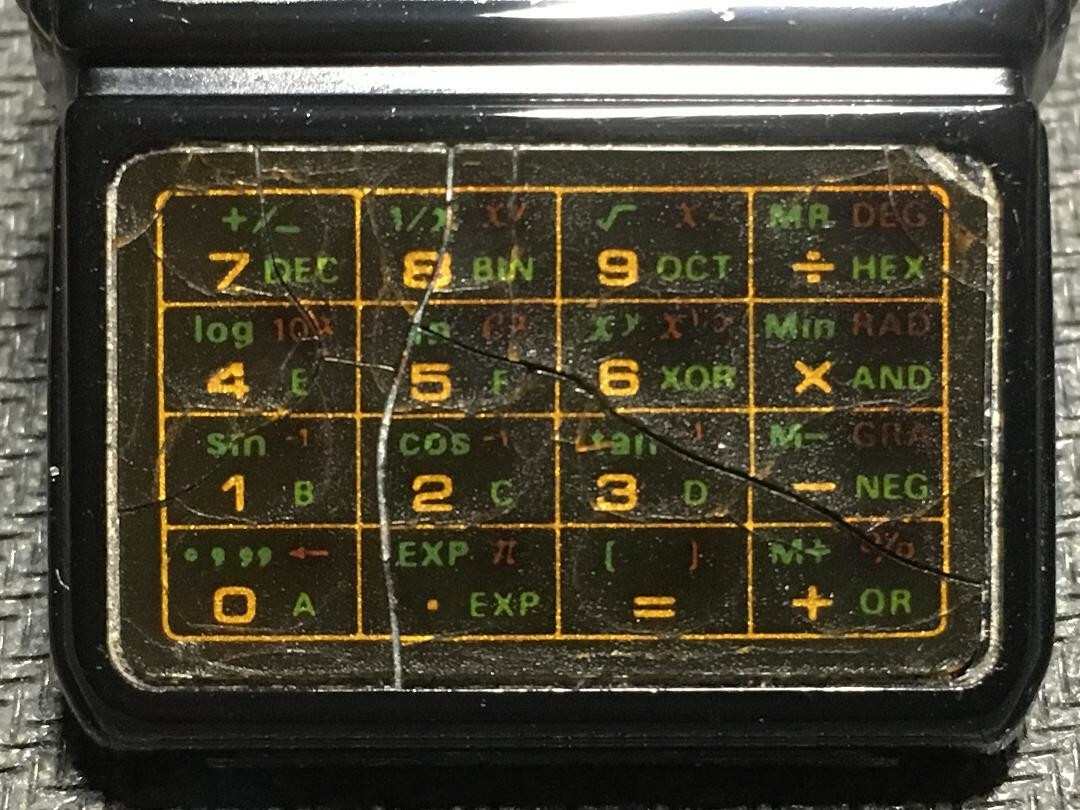 1x DECAL for CFX-40 black border GLOSS Casio 463 Scientific laminated polyester