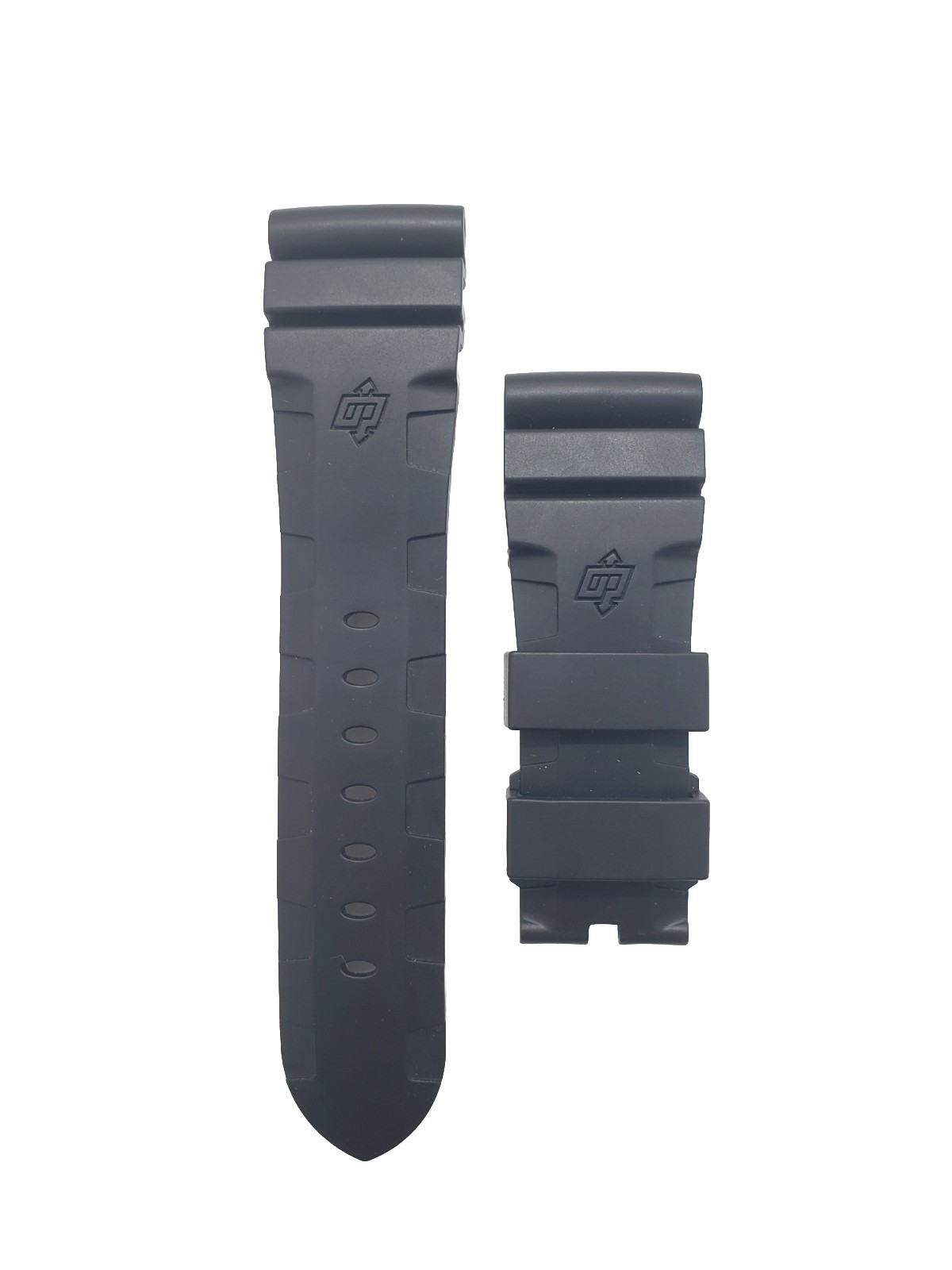 Genuine Panerai Black Rubber Replacement band Made In Italy 24mm Lug Width