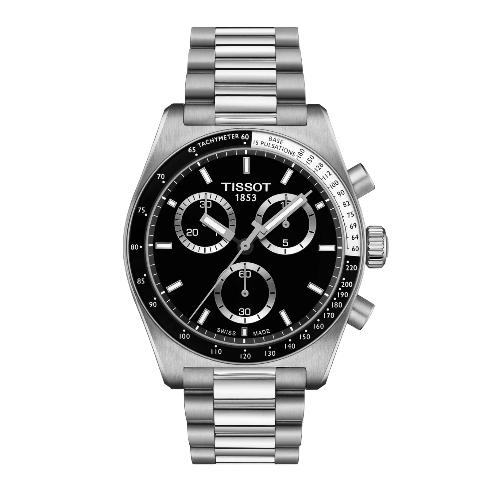 Tissot T149.417.11.051.00 PR516 Chrono 40 mm Steel Black Dial Quartz Men’s Watch