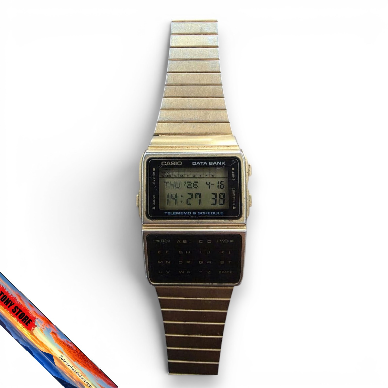 Casio Vintage Data Bank Watch DBC-610 Quartz Men’s Watch Japan