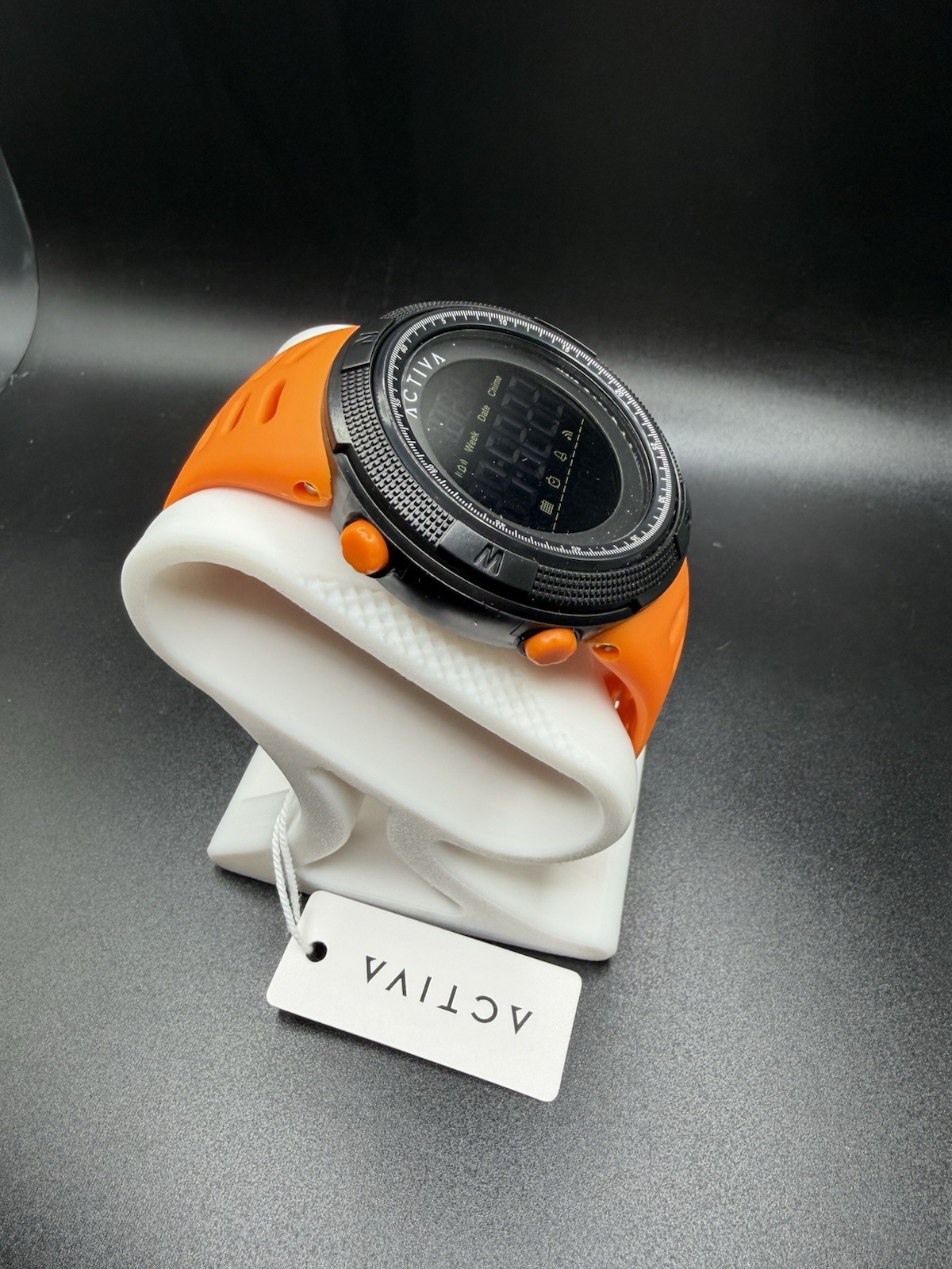 New Activa X Invicta Digital Essentials 50mm Orange ACW1915-006 Sport
