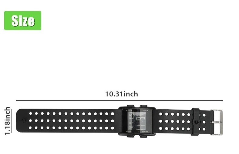 Men LED Digital Sports Watch Military Tactical Waterproof WristWatch Backlight