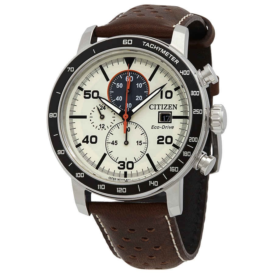 Citizen Brycen Chronograph Light Brown Dial Men’s Watch CA0649-06X