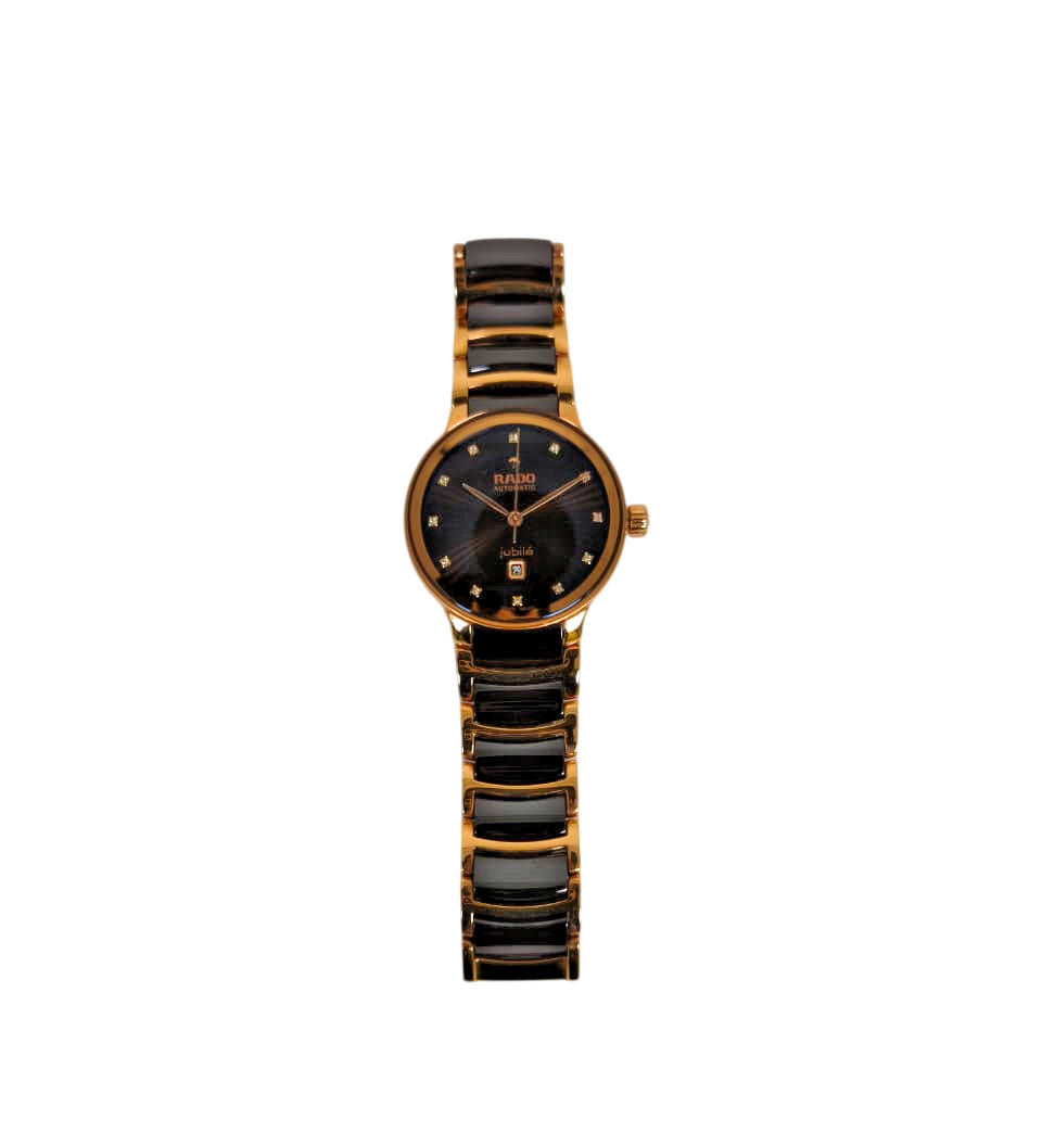 Rado Centrix Automatic 30mm R30019732 Brown Dial Full Set Pre-Owned 2023