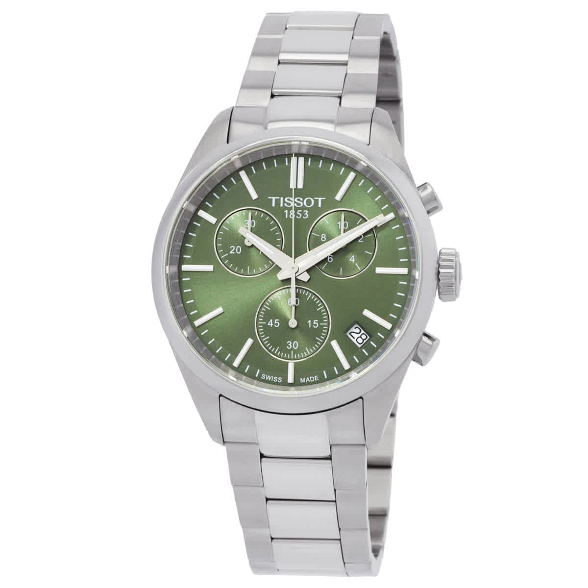 Tissot PR 100 Chronograph Quartz Green Dial Men’s Watch T150.417.11.091.00