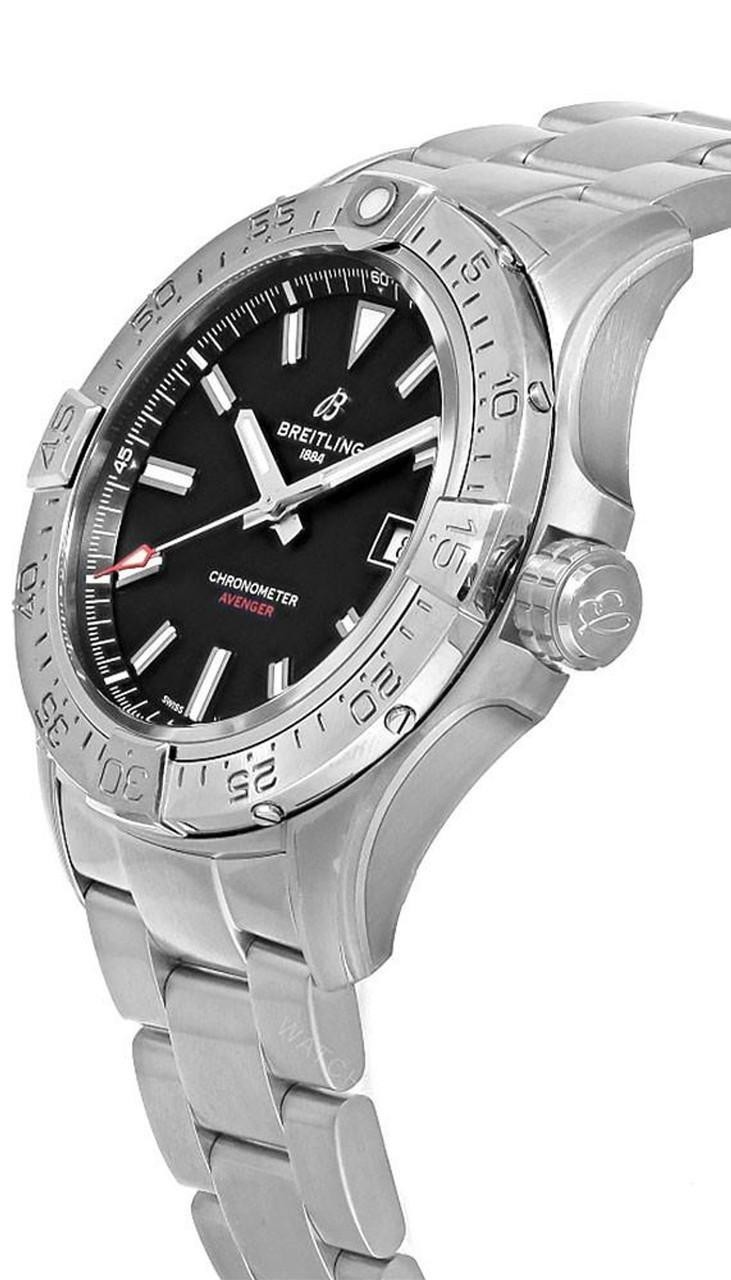 New Breitling Avenger Automatic SS 42 Black Dial Men’s Watch A17328101B1A1