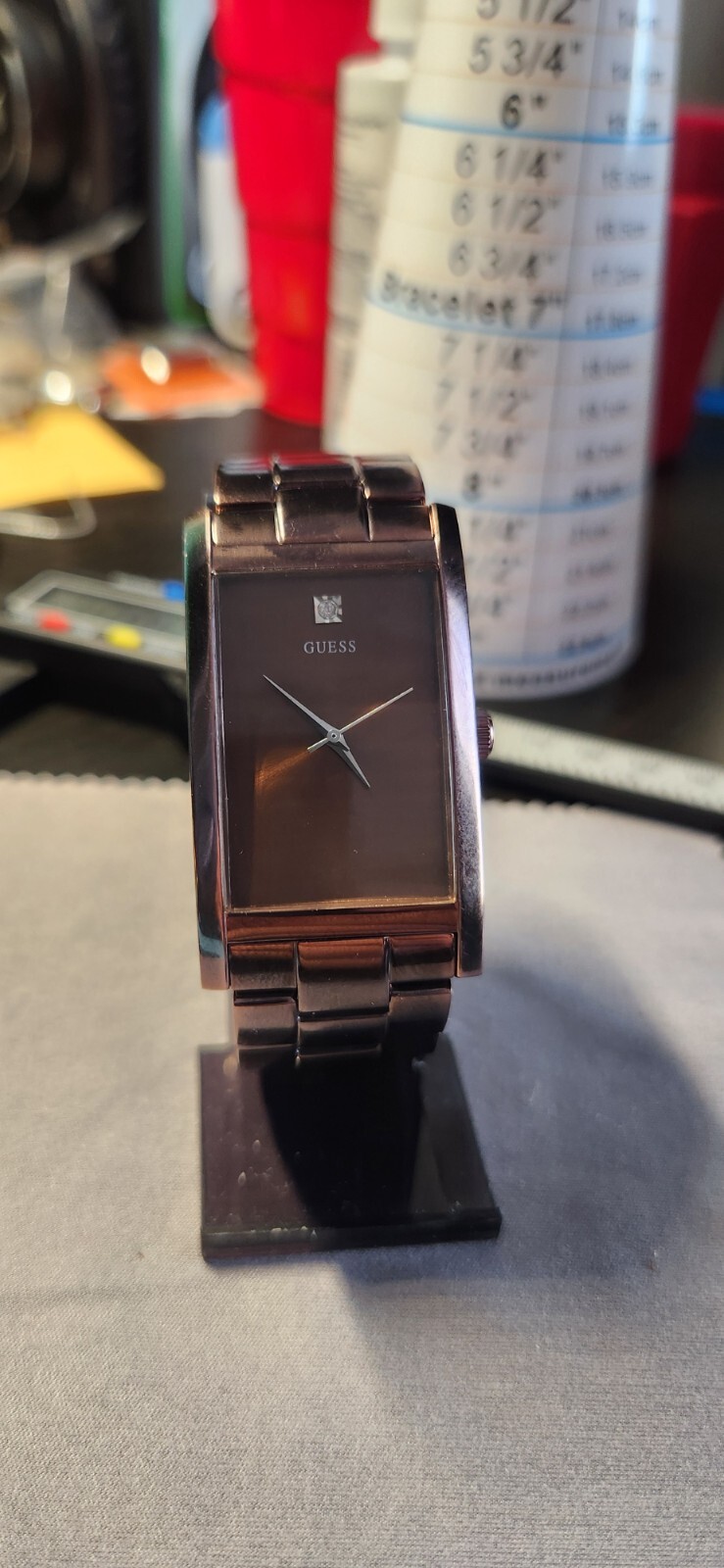 Guess dress/formal men’s watch 28mm case and a 6-1/2″ band