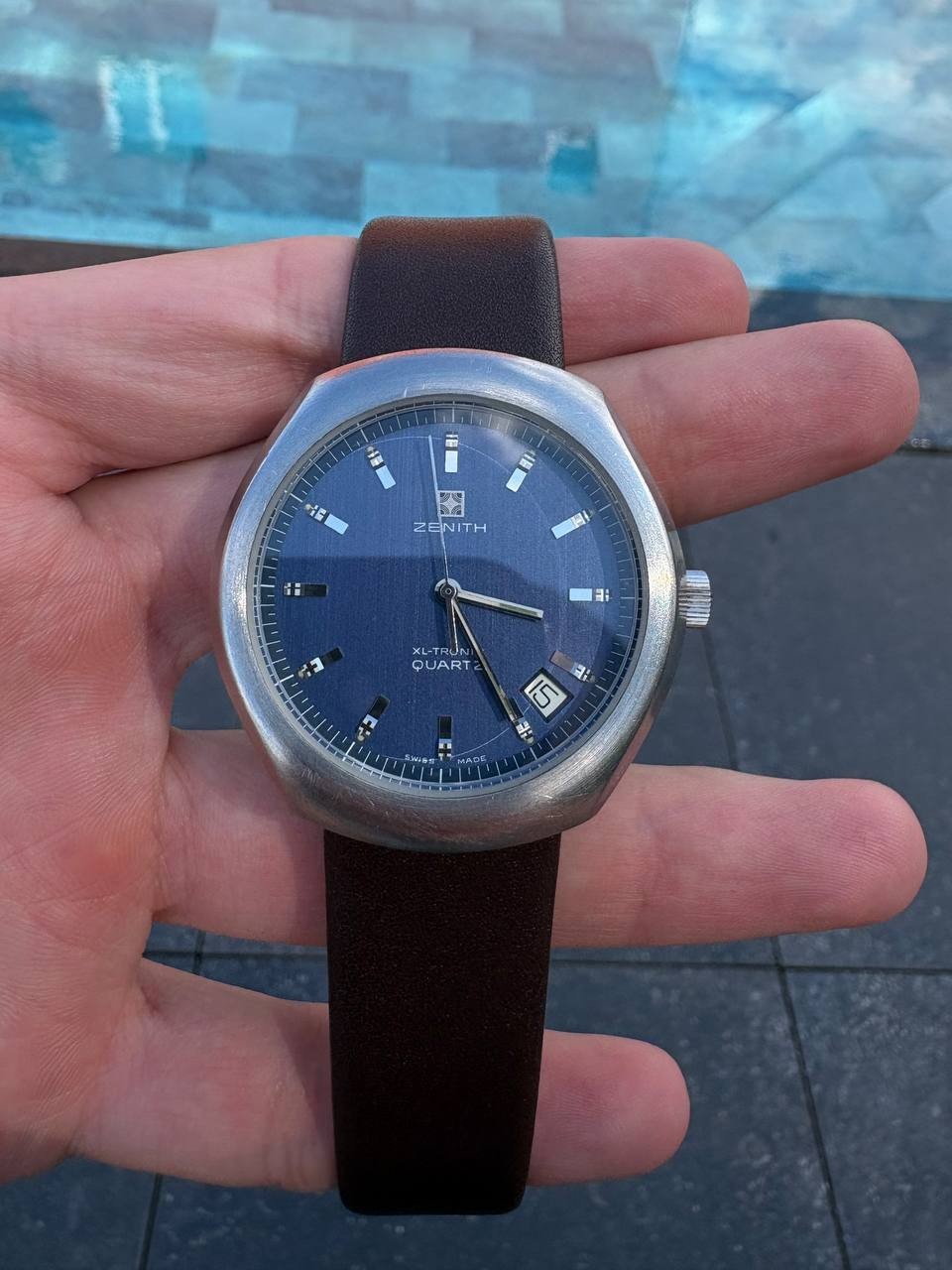 Vintage Zenith XL-Tronic Swiss Tuning Fork Watch 1970s