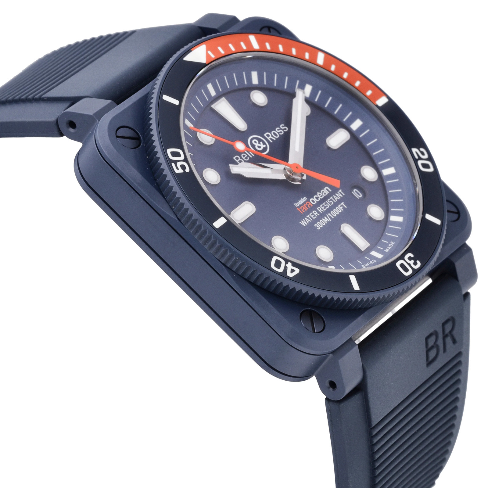 Bell & Ross BR-03 Diver Tara Blue Dial Automatic Men’s Watch BR0392-D-TR-CE/SRB