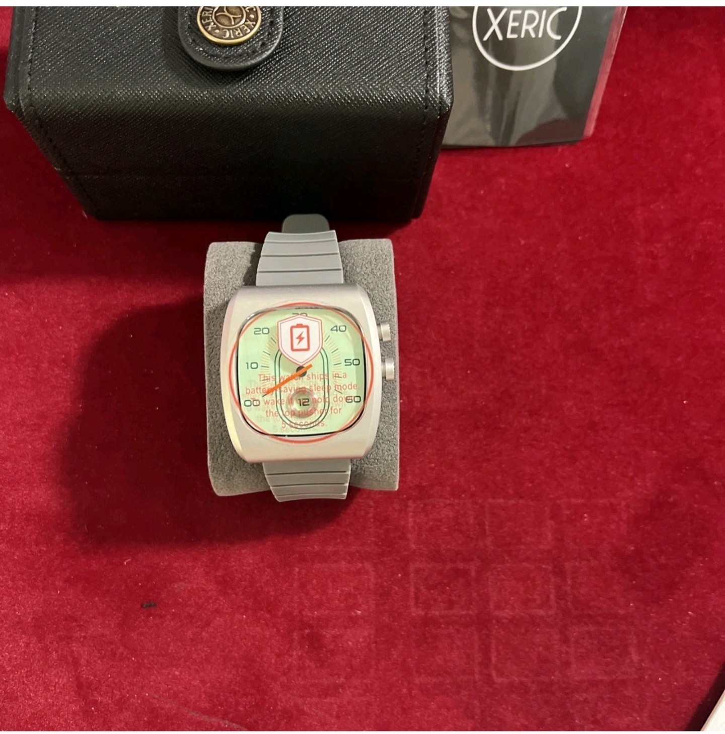 Xeric Retroscope Jump Hour Mint Ruby 39mm Retrograde Quartz Sapphire Limited