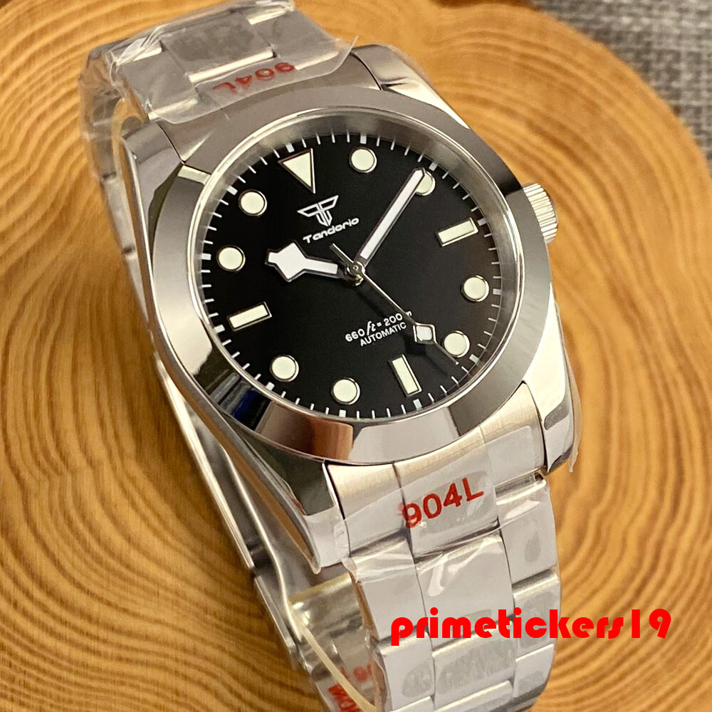 Tandorio Sapphire 36mm/39mm Automatic Men Watch NH35 PT5000 Snowflake Hands Lume