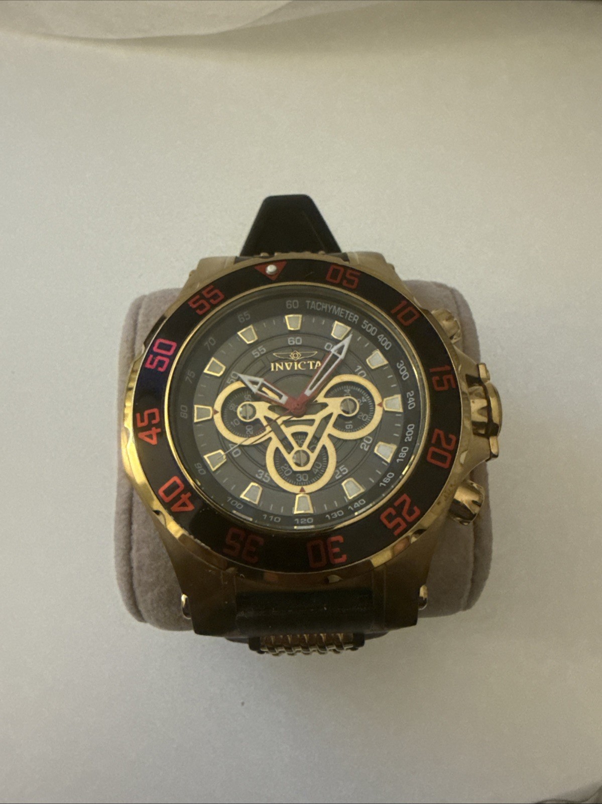 Invicta Watch 25987 MARVEL IRONMAN 52mm VD54 Quartz Chrono Mens Black Dial