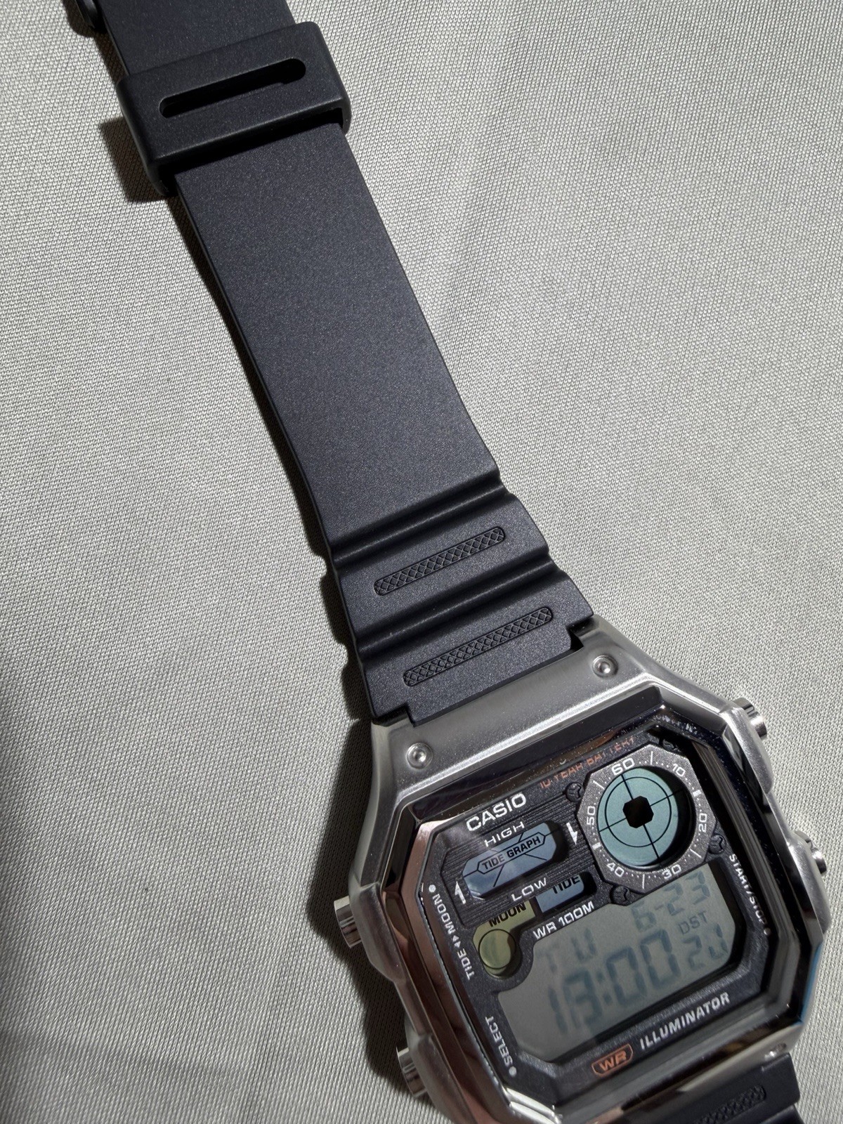Casio WS1700H Custom Mod Stainless Steel Case Mineral Crystal Premium Build
