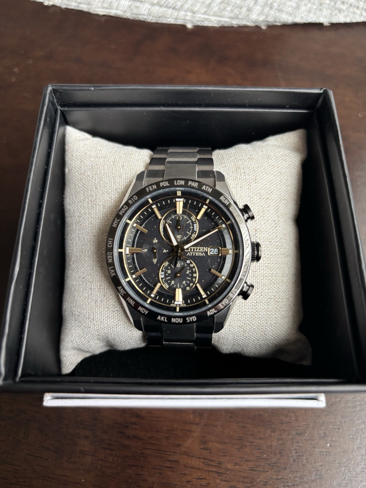 Citizen AT8184-57E Quartz Attesa titanium eco-drive HINODE COLLECTION radio Ltd.