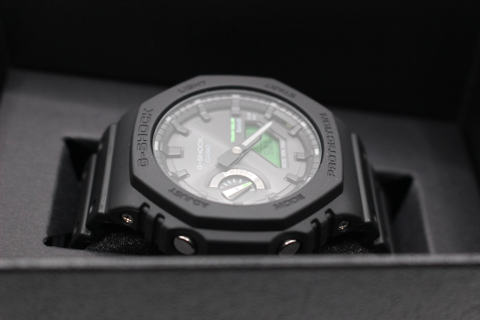 CASIO G-SHOCK GA-B2100BEG-1AJF BLACK AND ELECTRO GREEN Series Resin Men Watch