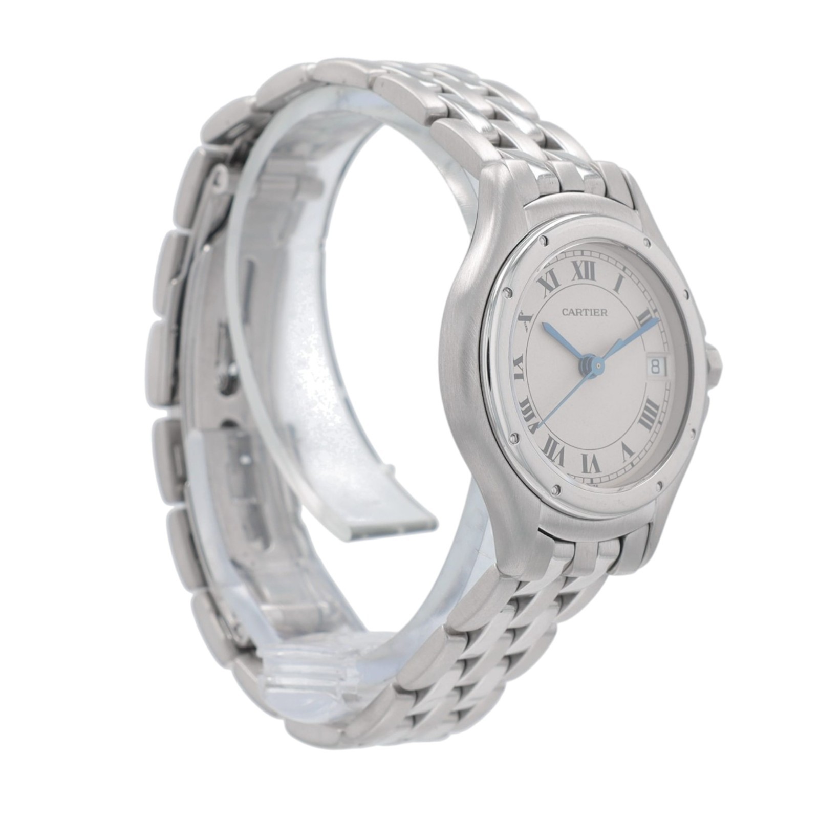 Cartier Panthère Cougar 26mm Stainless Steel Roman Dial Womens Watch
