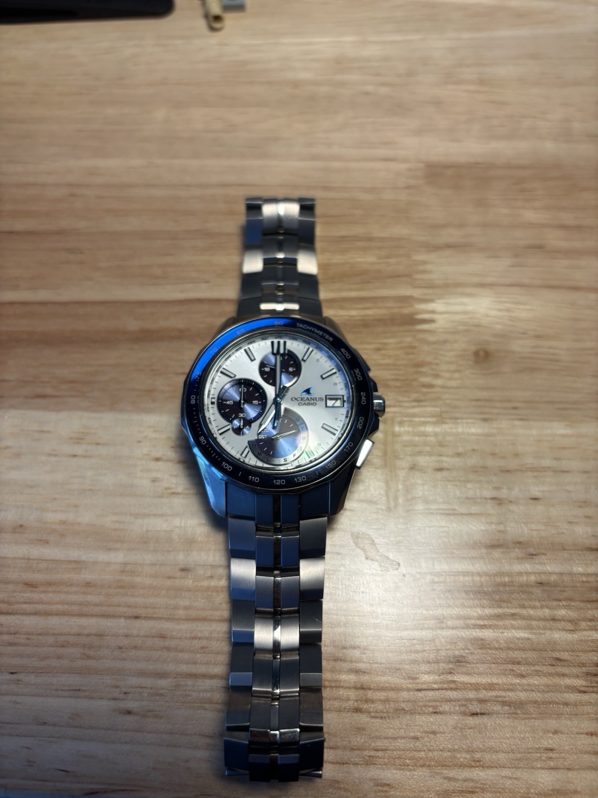 Casio Oceanus Manta OCW-S7000D-7AJF Titanium Solar Radio Watch