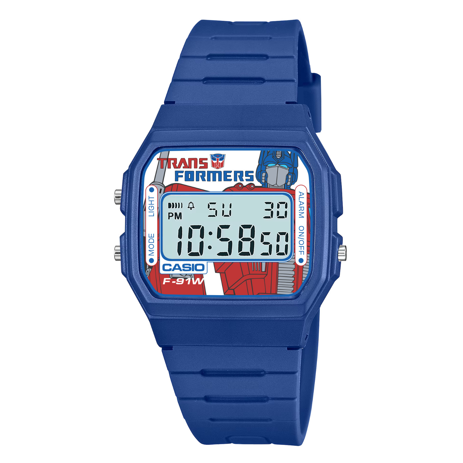 Custom Casio F-91 ‘Transformers’