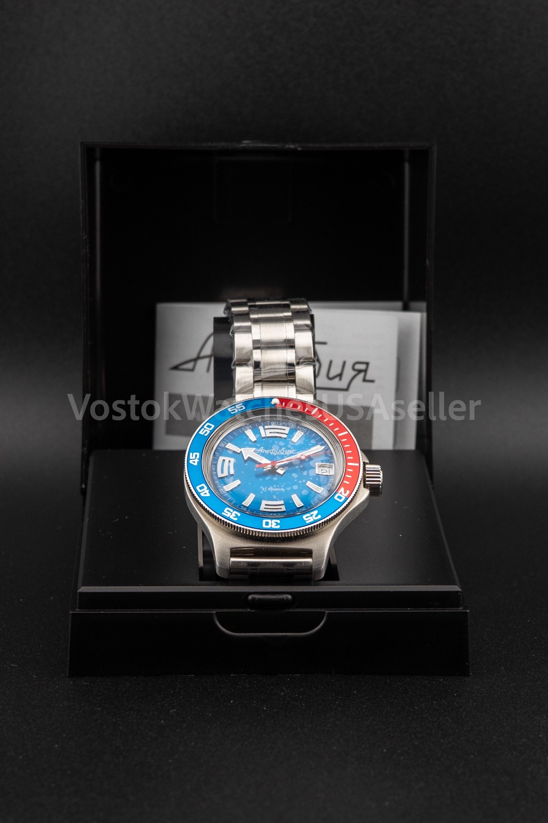 Vostok Amphibia 740376 Russian Diver Automatic Wristwatch – USA SELLER
