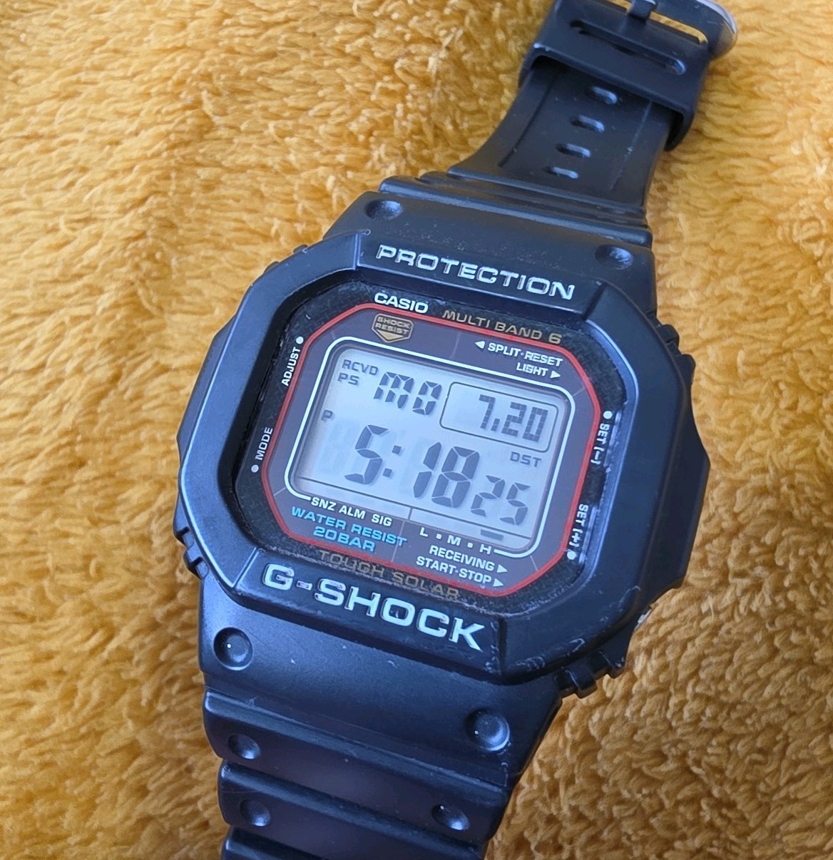 Casio G-SHOCK GW-M5610U-1ER Radio Controlled Tough Solar watch.