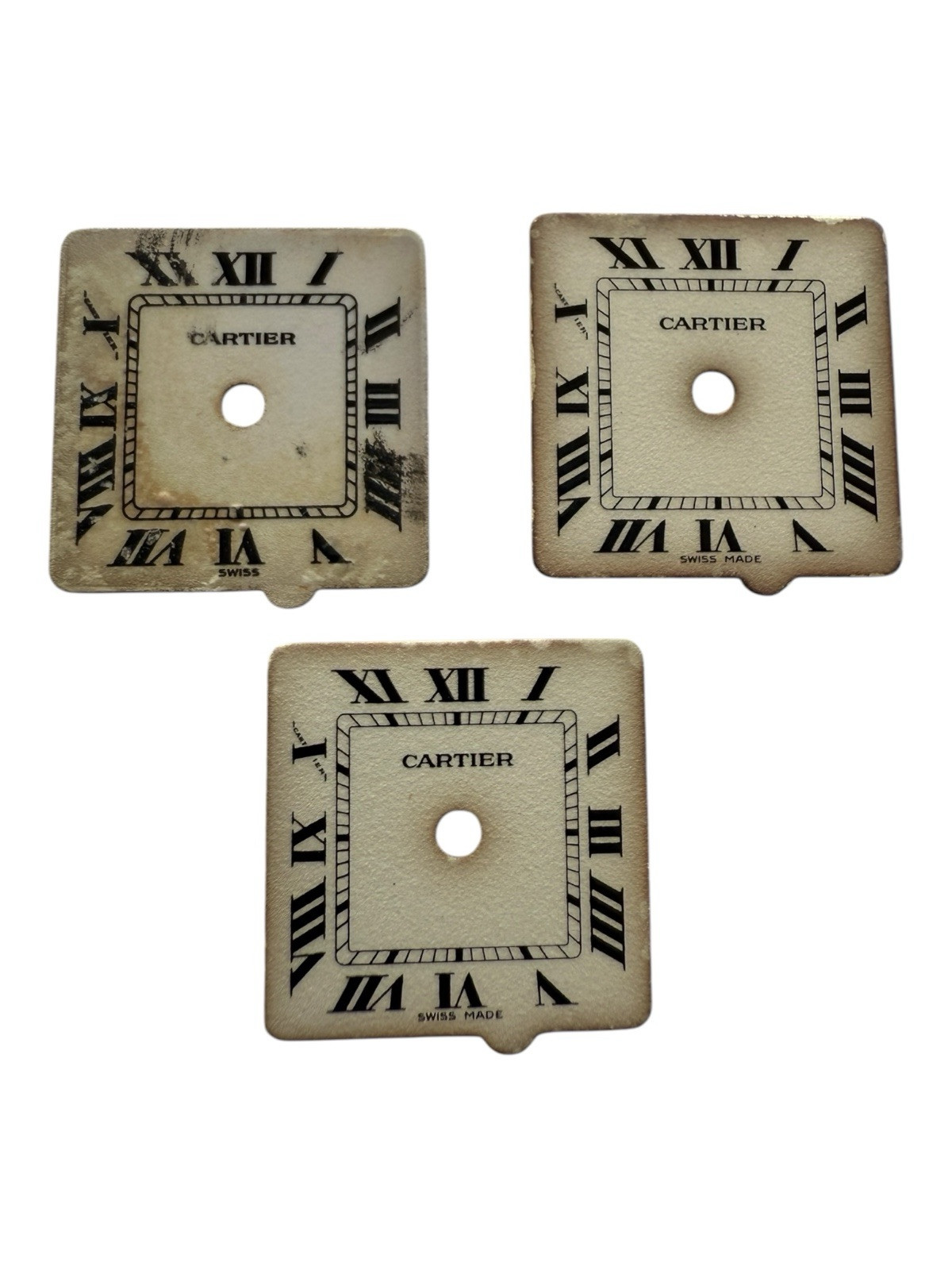 3 Cartier Dial Ladies Panthere PM White/Black Roman Numeral 13.3mm Dial 0166