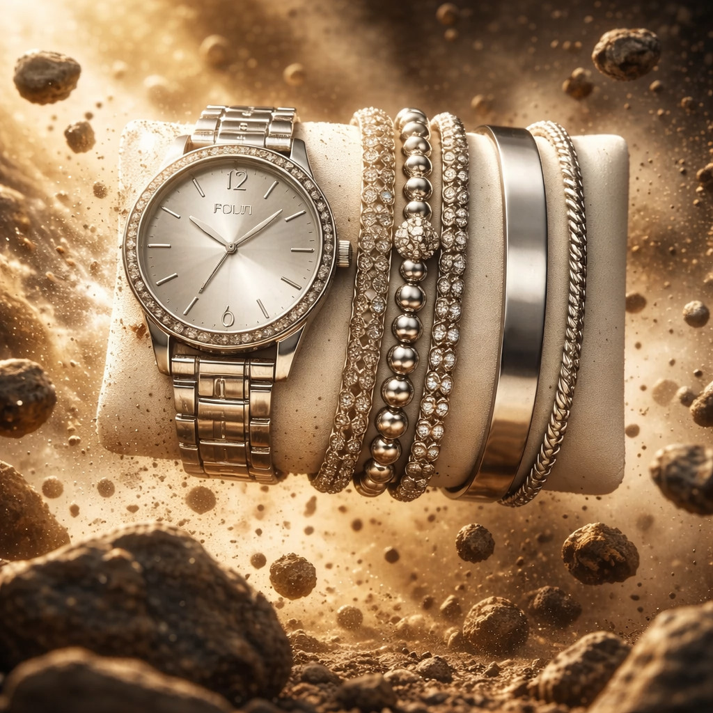 Folio Watch & Bracelet Set