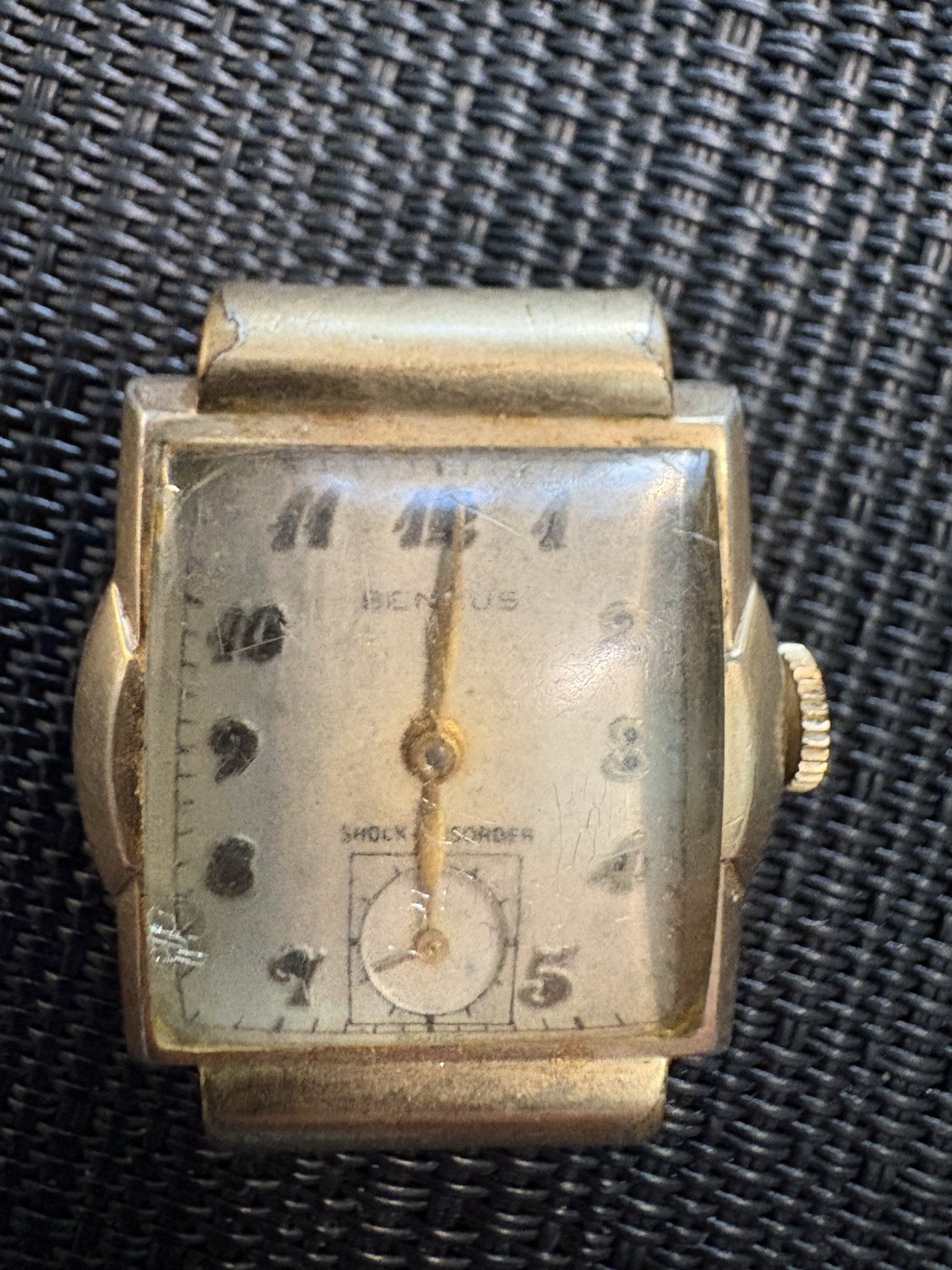 Benrus Vintage Tank-Style Watch