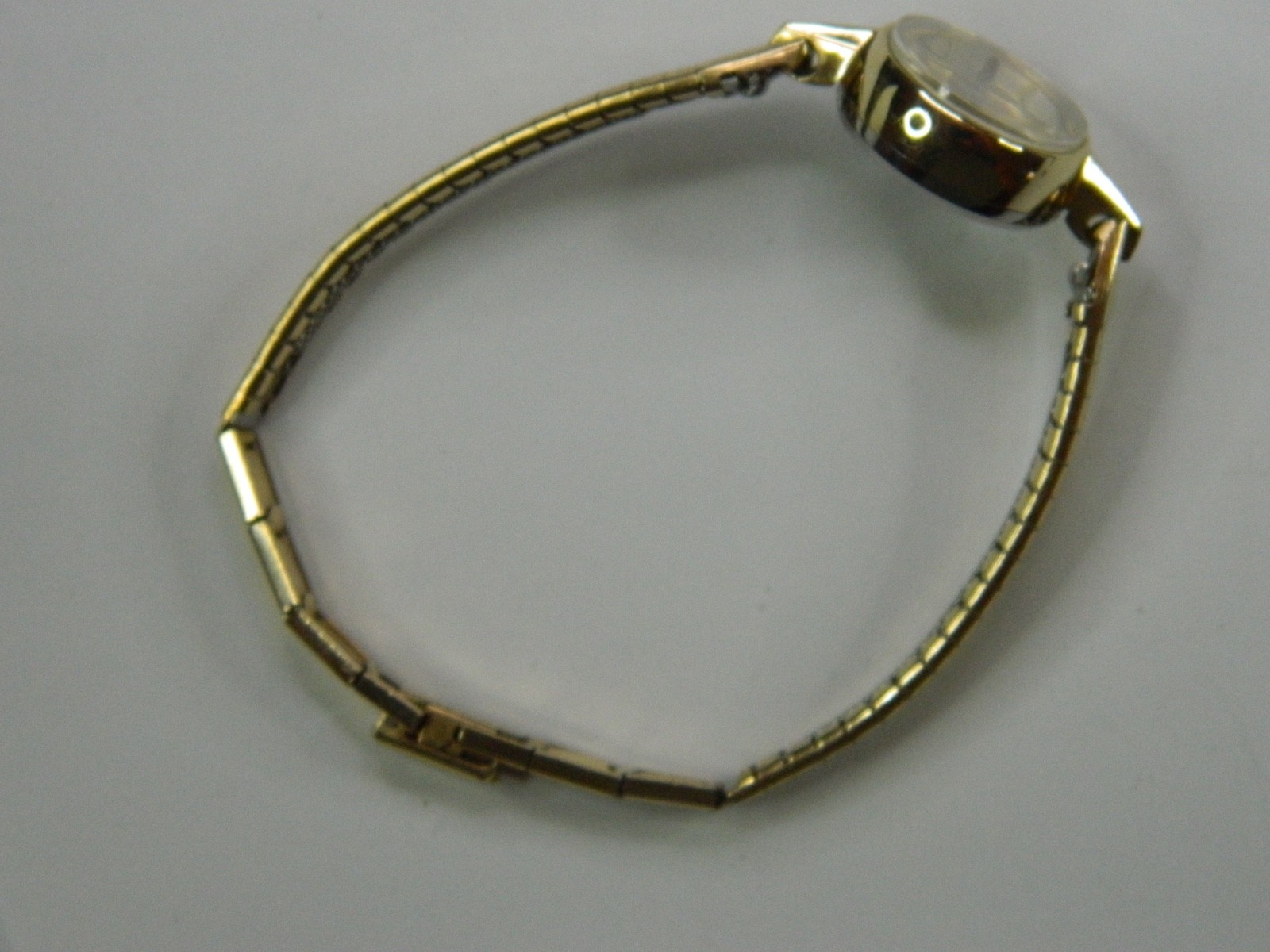 EXC. FINE VINTAGE HAMILTON 10k ROLLED GOLD PLATE LADIES WATCH – RUNS GREAT TIMER