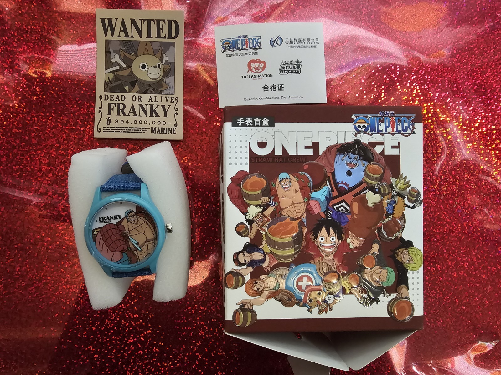 Franky One Piece Watch Open Toei Animation Import US Seller