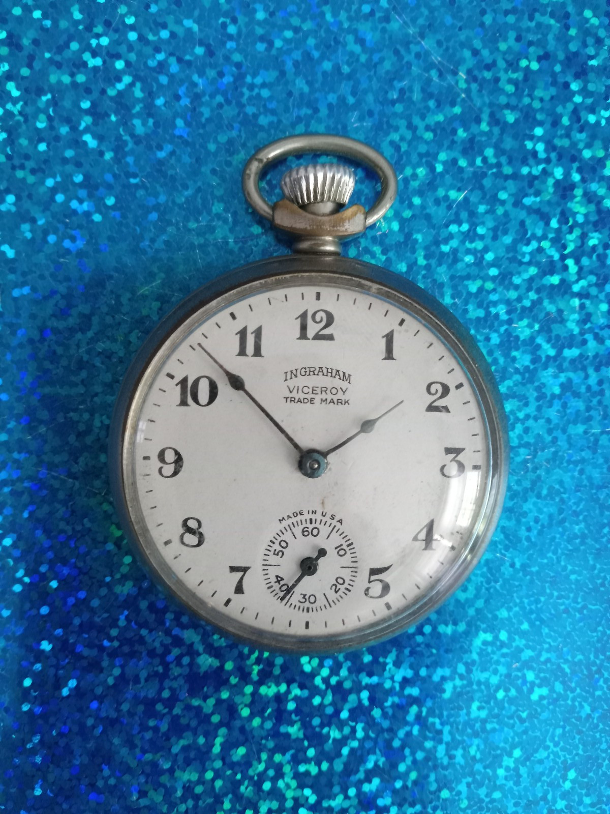 Early Ingraham “Viceroy” Pocket Watch…..working