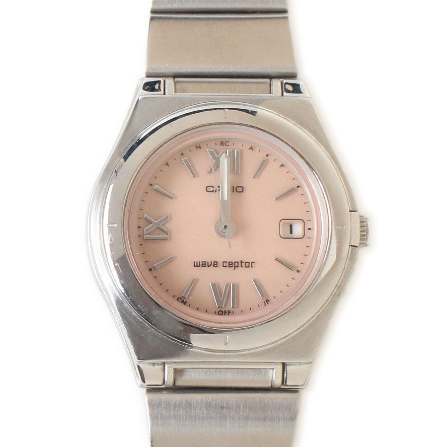 WL25191 CASIO Watch Working Wave Scepter Radio Solar LWQ 10 5253 Analog from Jap