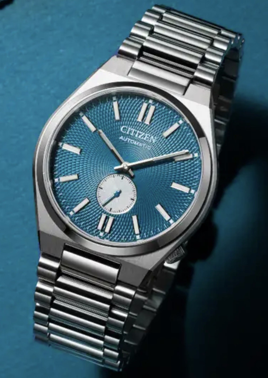 Citizen Tsuyosa NK5010-51L Automatic Blue Small Seconds Sapphire 40mm Watch New