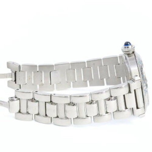 Cartier Pasha Grille 38mm Automatic Watch W31040H3 Silver Stainless Steel