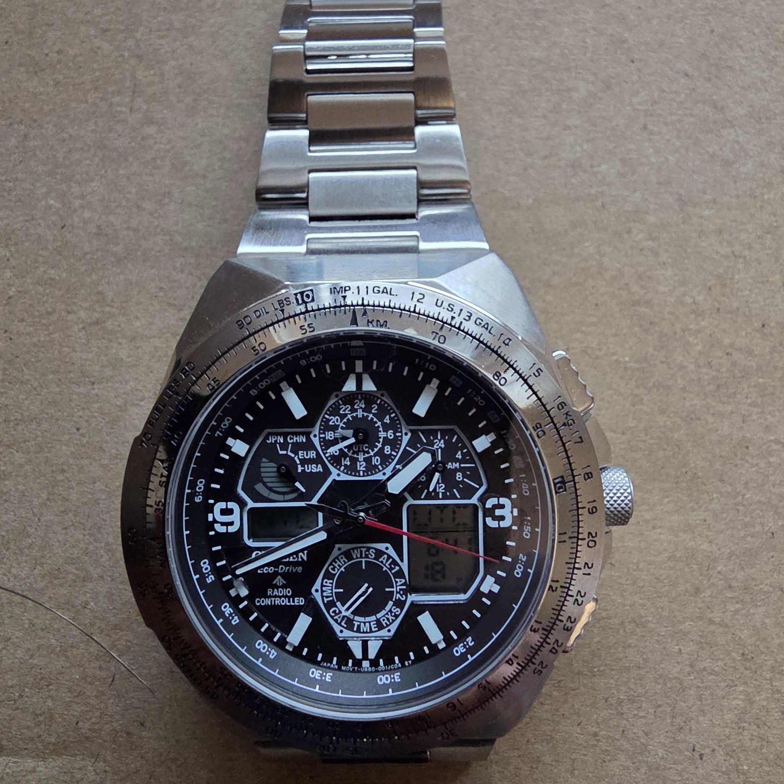 Citizen Eco-drive Promaster Skyhawk Black Dial Sapphire men’s Watch JY8120-58E