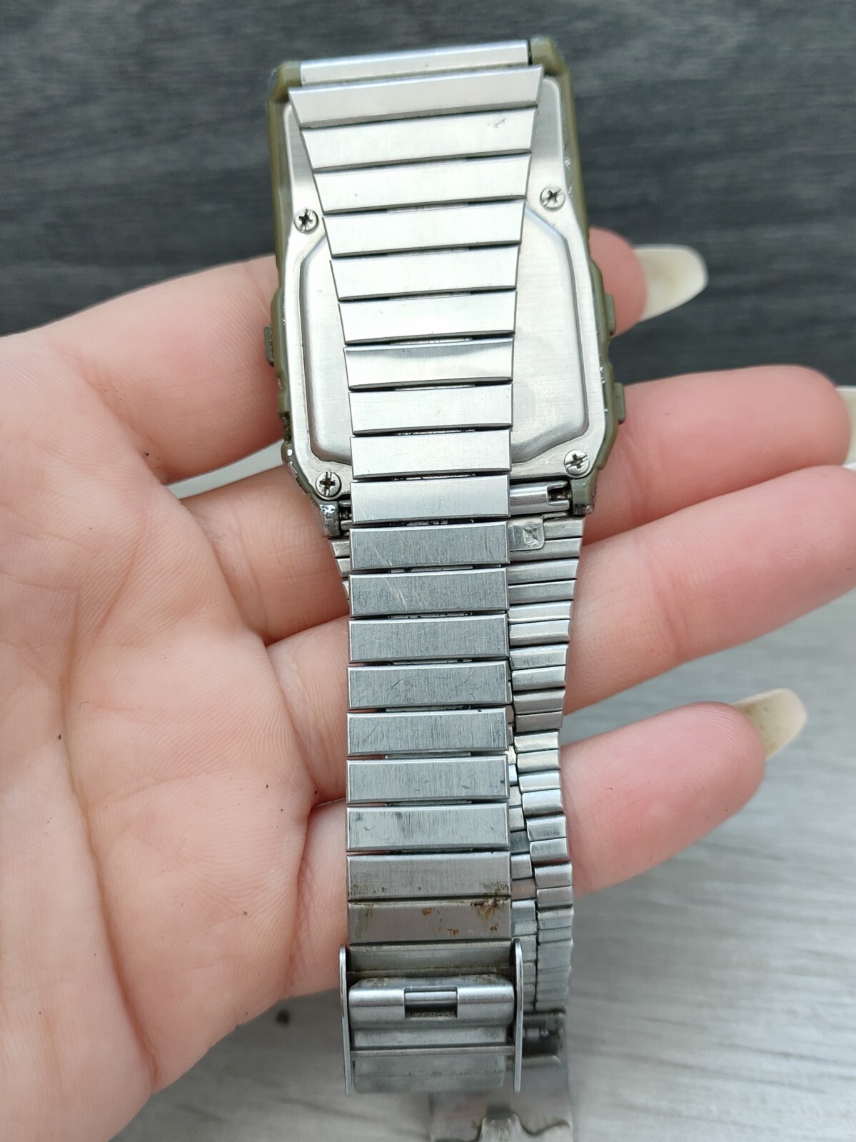 Vintage Casio Data Bank DBC-610 Watch Calculator Digital Quartz Men Watch Rare