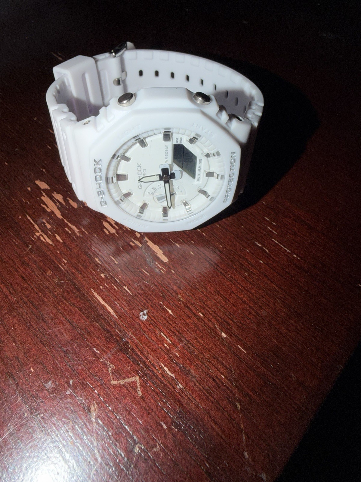 G-SHOCK GA-2100 Shock-Resist Analog/Digital White Resin 200m 45mm