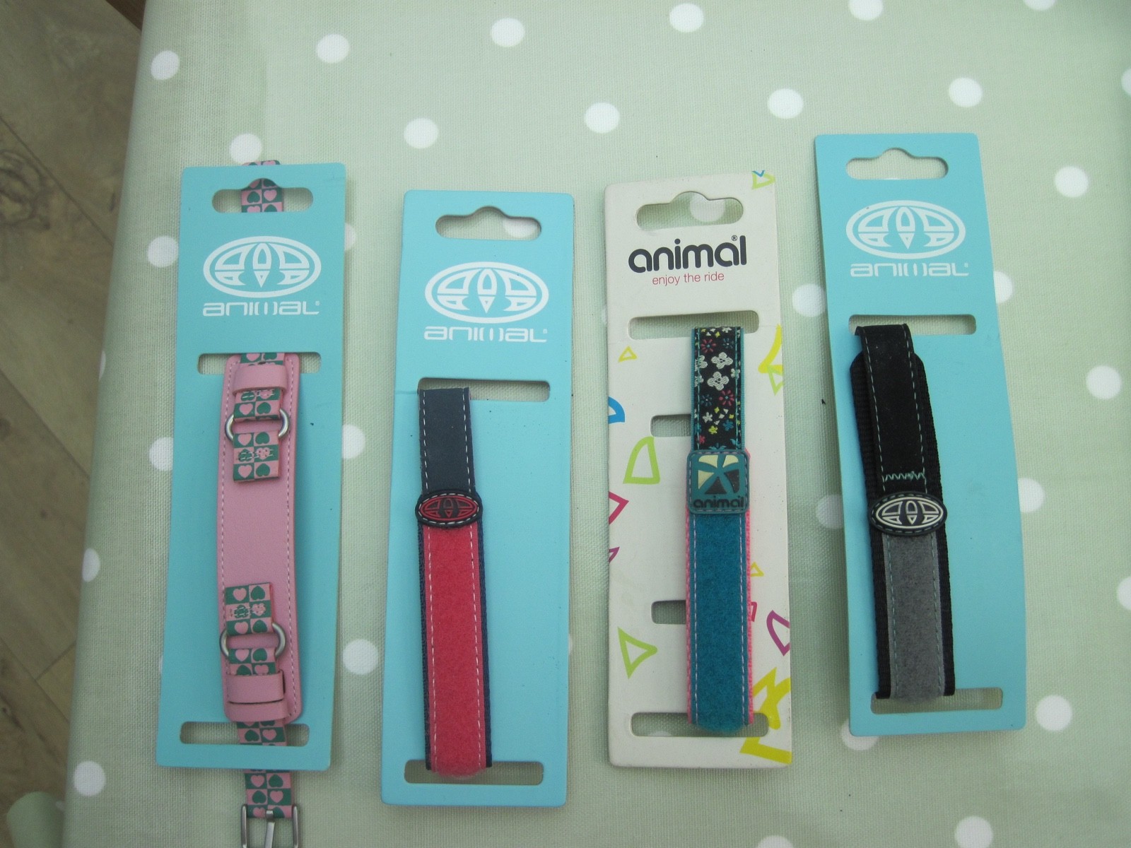 4 ANIMAL WOMENS 16mm WATCH STRAPS NEW OLD STOCK