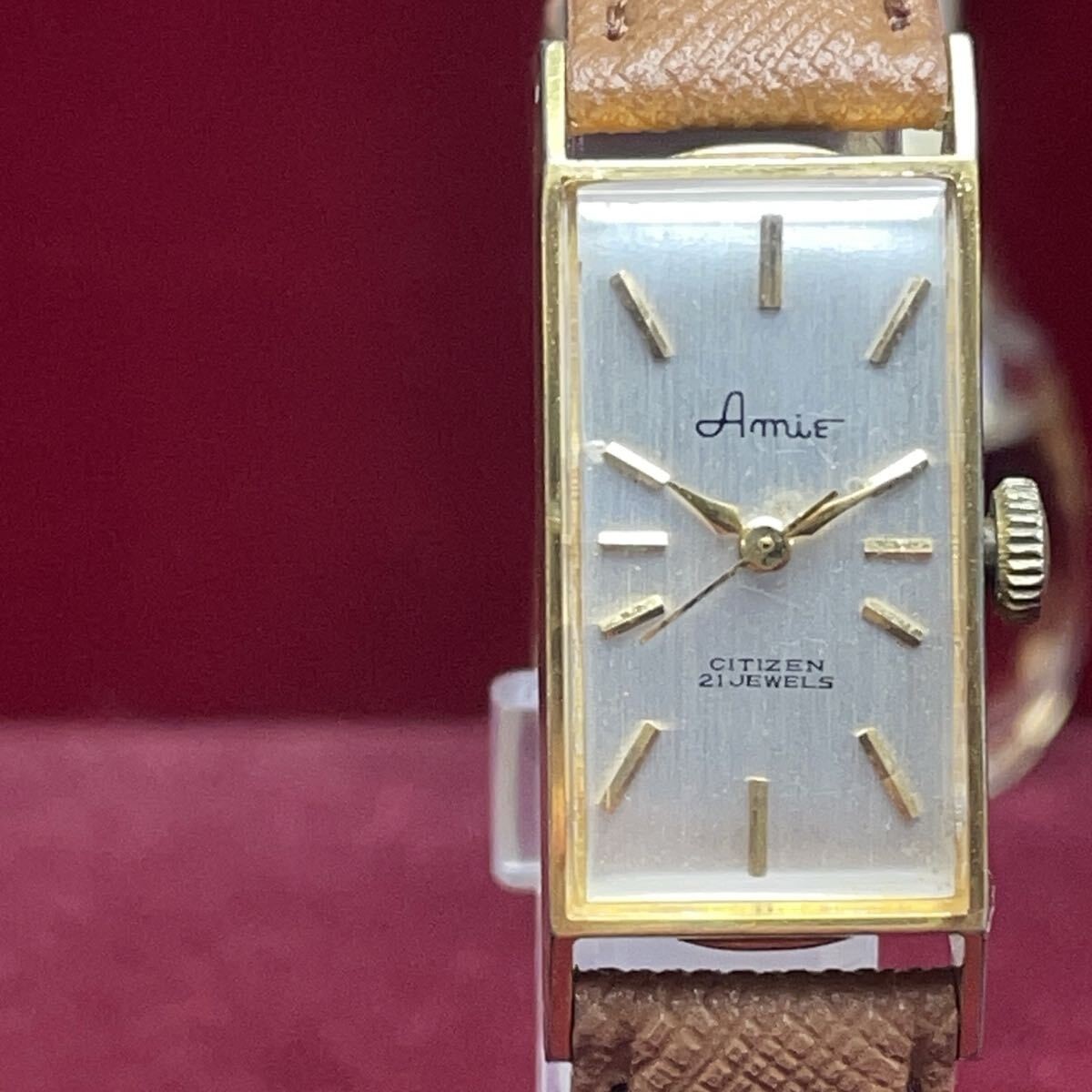 CITIZEN Amie 21 Jewels Manual Winding Antique Vintage Watch, Working Condition,
