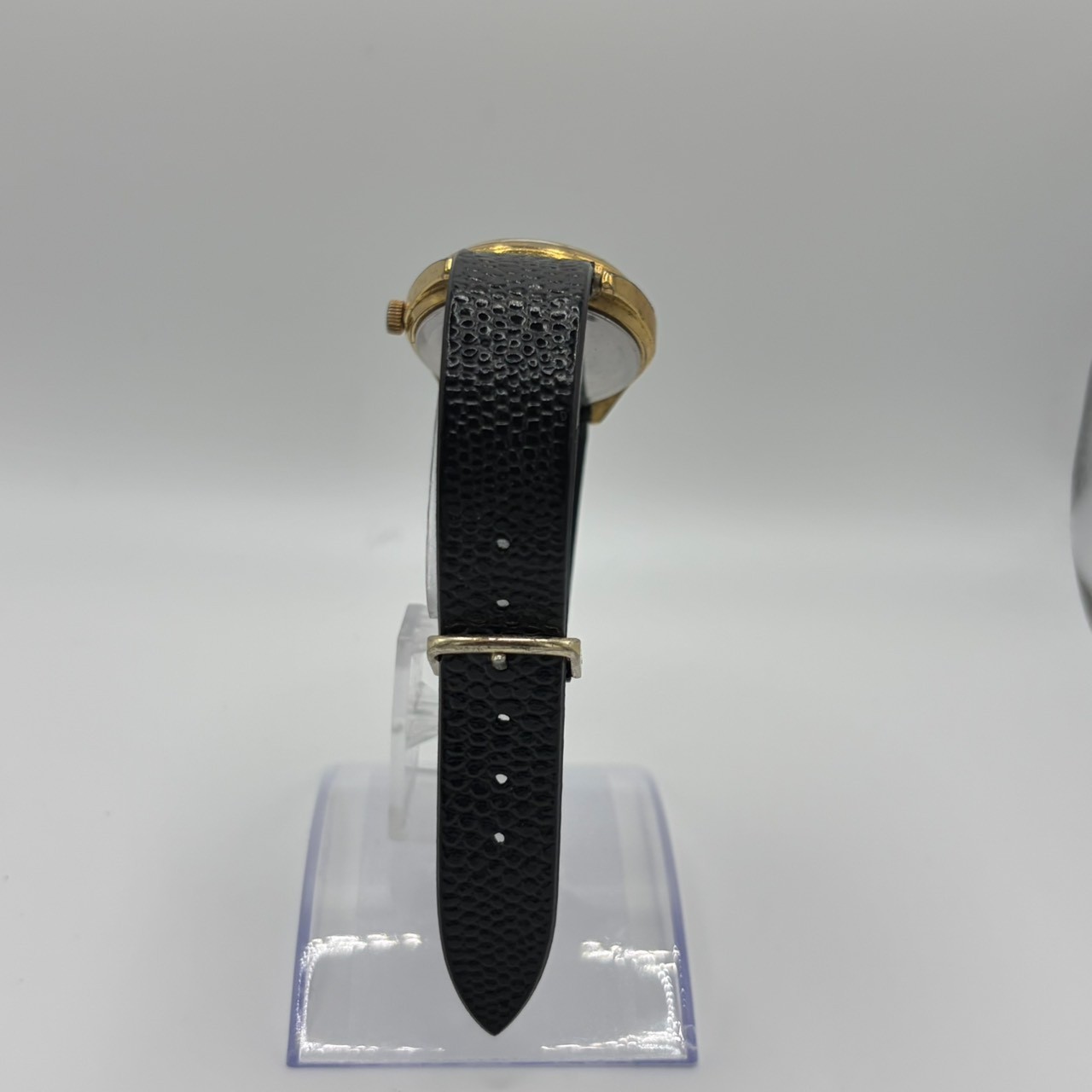Seiko Disney Time Mickey Mouse Watch 5000-6030 Vintage Gold Black Running