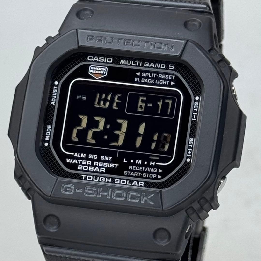 Casio G-Shock GW-M5600BC-1JF Solar LCD Display Watch wrist 21.5cm/8.5in