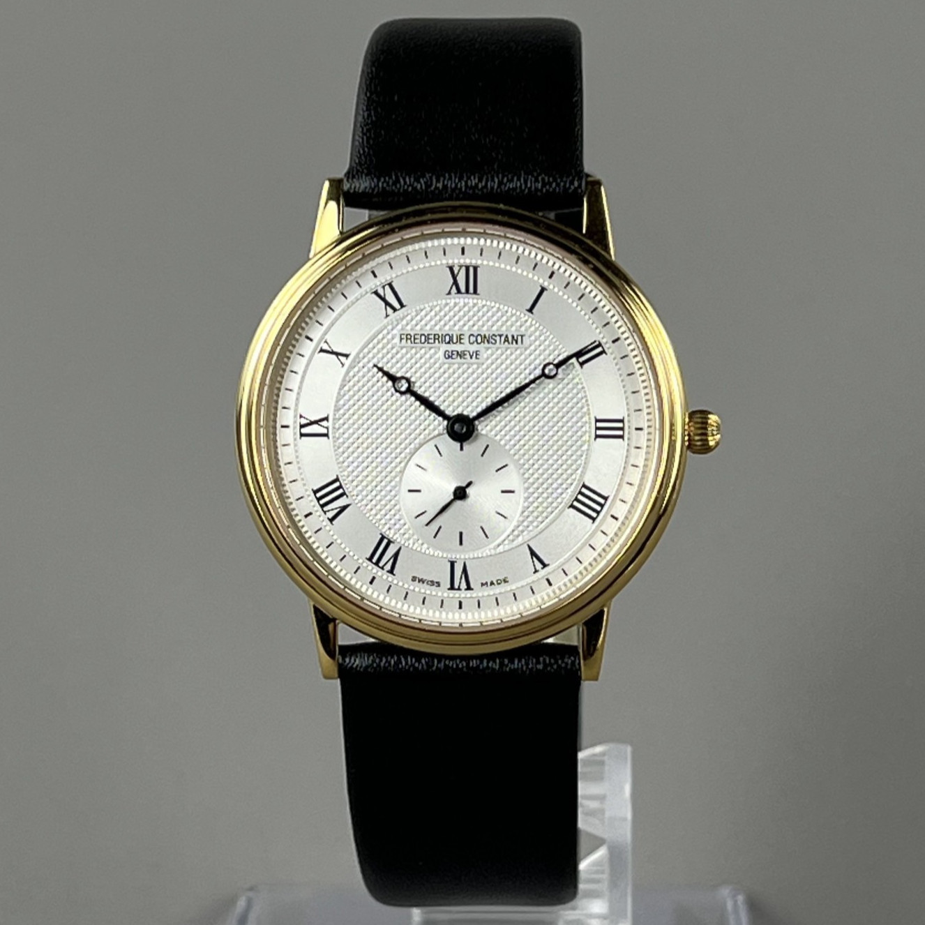 FREDERIQUE CONSTANT Slimline 34mm Small Seconds Quartz FC235X3S5/3S6 Cal.1064