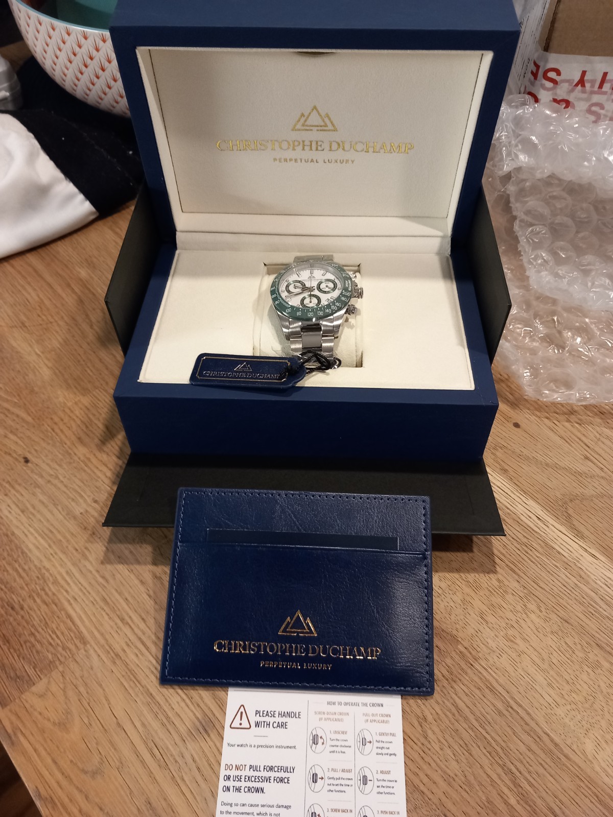Grand Mont Ceramic – White Dial & 316L Stainless Steel Strap